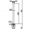 LUMMONDO Antik PC05-600 низковольтный ландшафтный светильник